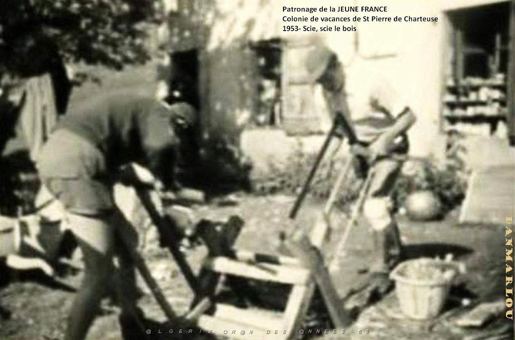 COLO JEUNE FRANCE 1953 scie, scie le bois .jpg